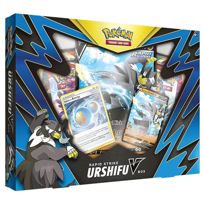 Pokemon Rapid Strike Urshifu V Collection Box