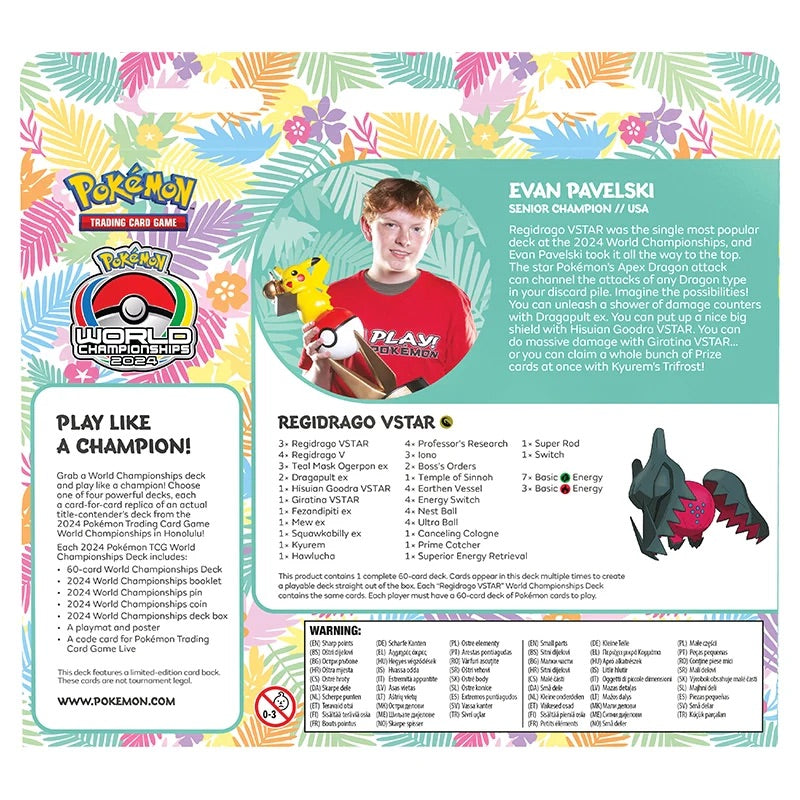 Pokemon - 2024 World Championship Deck - Evan Pavelski (Regidrago VSTAR)