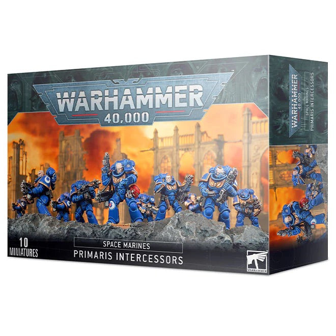 Warhammer 40,000 - Space Marines - Primaris Intercessors - JET Cards