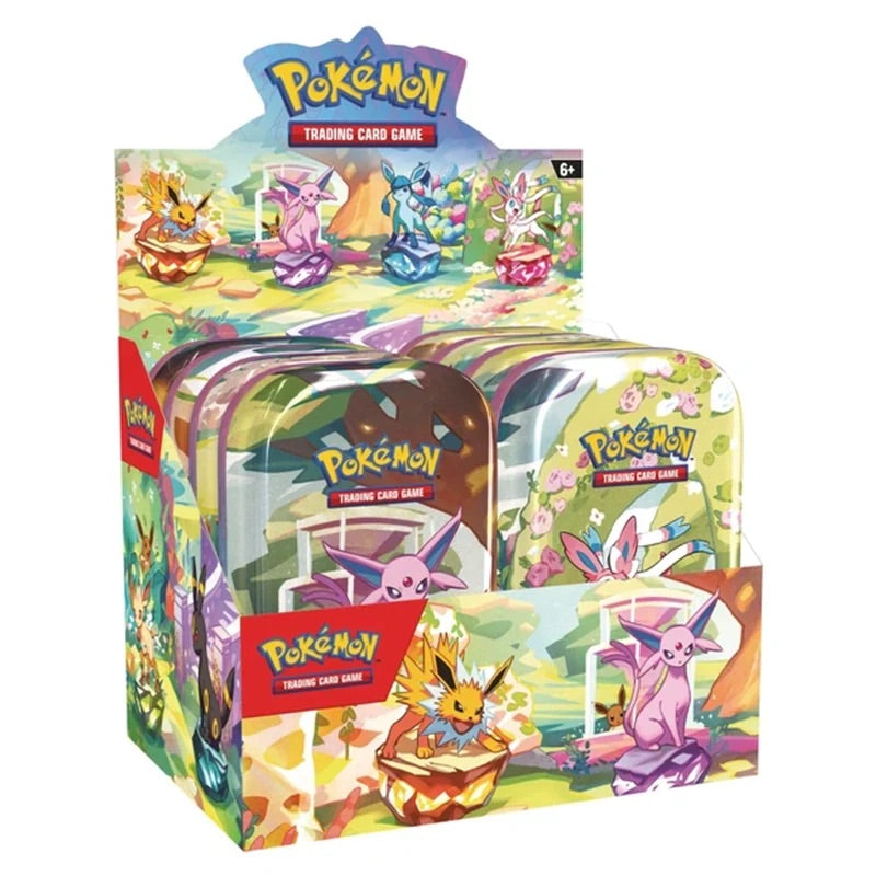 Pokemon - Scarlet & Violet - Prismatic Evolutions - Mini Tin - Display (8 Mini Tins)