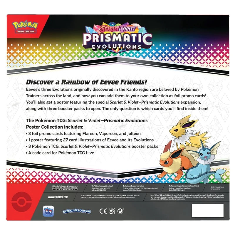 Pokemon - Scarlet & Violet - Prismatic Evolutions - Poster Collection