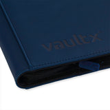 Vault X - 12-Pocket Exo-Tec® - Zip Binder - Blue
