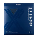 Vault X - 12-Pocket Exo-Tec® - Zip Binder - Blue