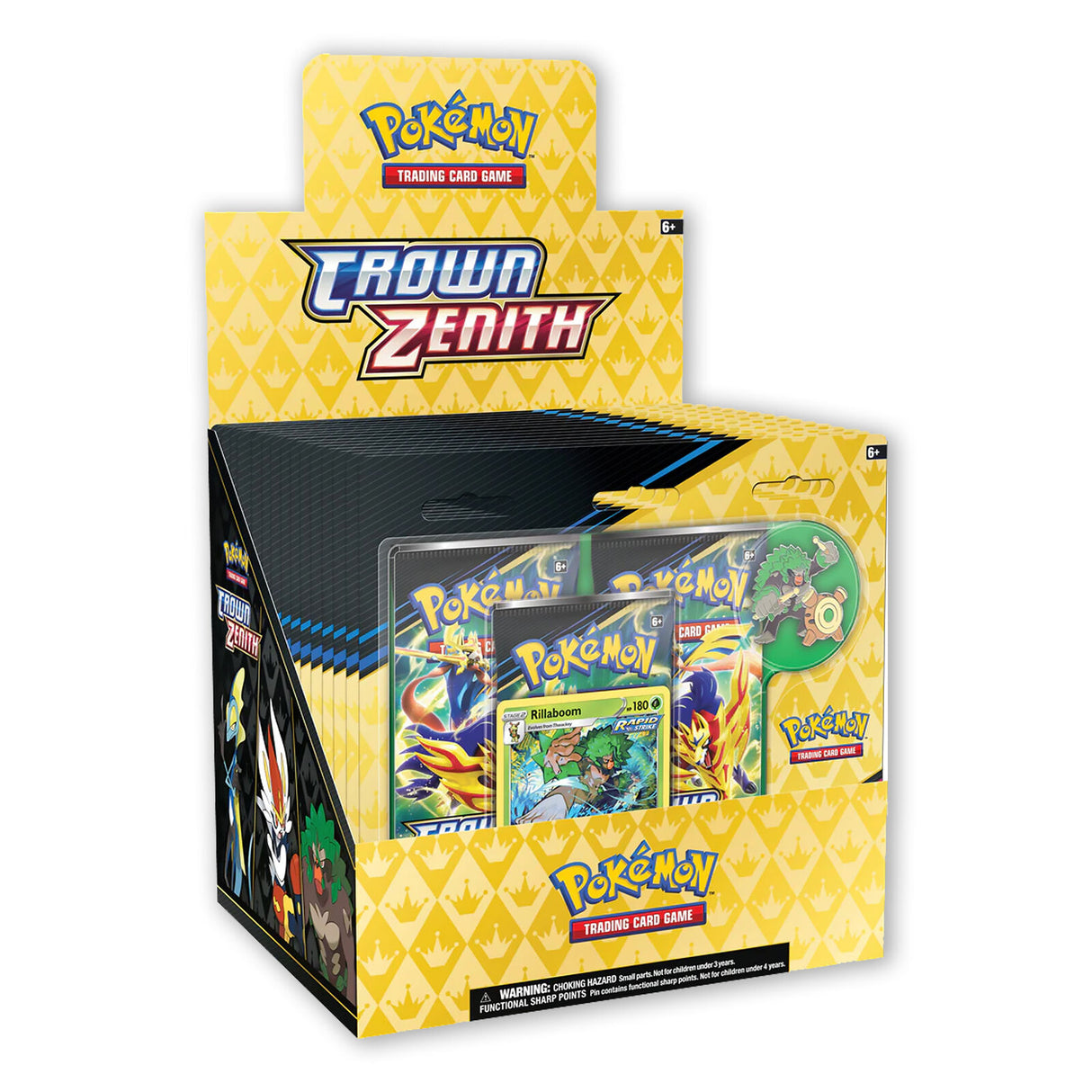 Pokemon - Sword & Shield - Crown Zenith - Pin Collection (Display Of 12)