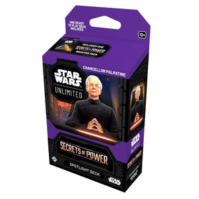 Star Wars Unlimited - Secrets of Power - Spotlight Deck - Chancellor Palpatine - JET Cards