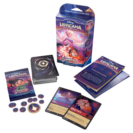 Disney Lorcana - Shimmering Skies - Starter Deck - Elsa & Wreck-It Ralph