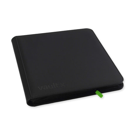 Vault X - 12-Pocket Exo-Tec® - XL Zip Binder - Black - JET Cards