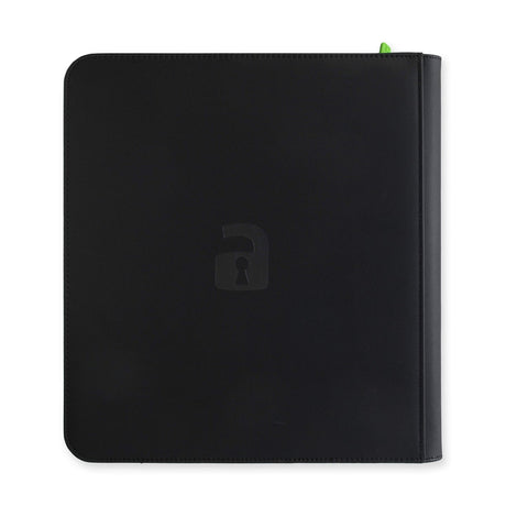 Vault X - 12-Pocket Exo-Tec® - XL Zip Binder - Black - JET Cards