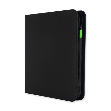 Vault X - 12-Pocket Exo-Tec® - XL Zip Binder - Black - JET Cards