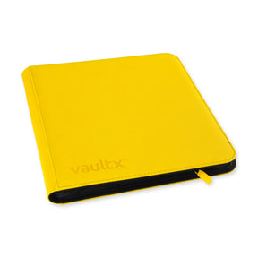 Vault X - 12-Pocket Exo-Tec® - Zip Binder - Yellow - JET Cards