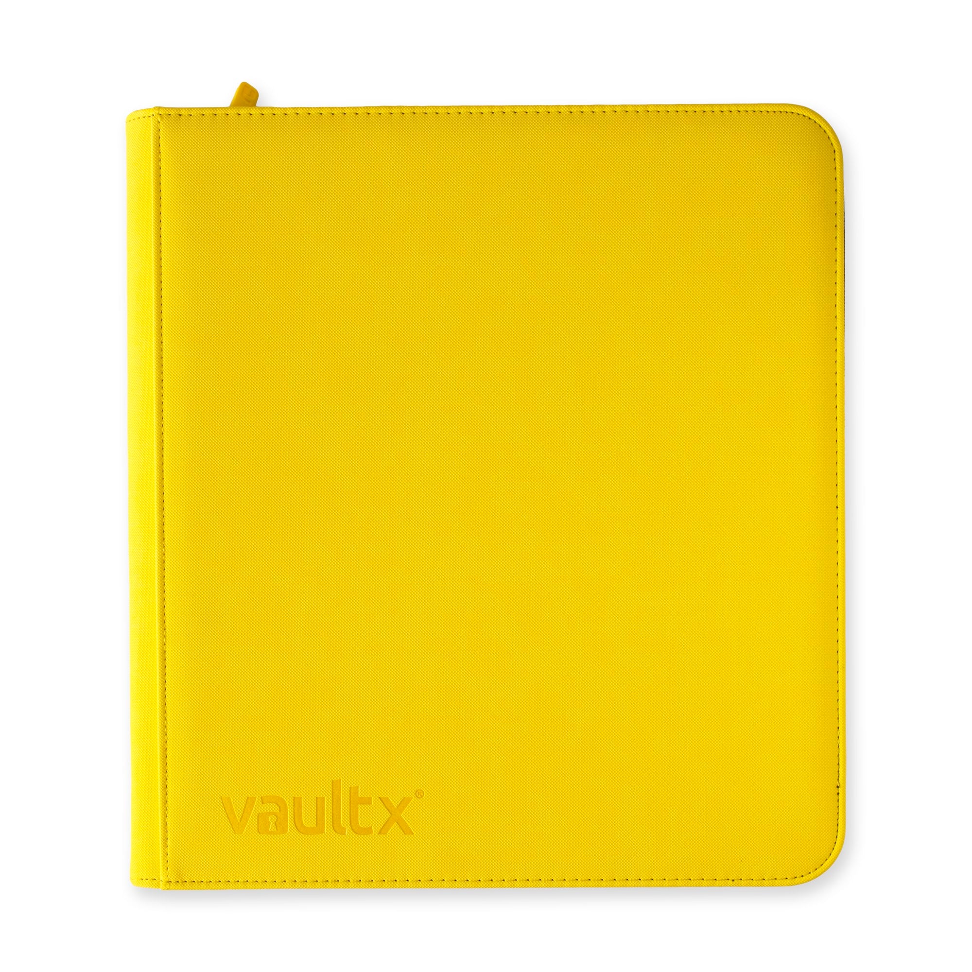 Vault X - 12-Pocket Exo-Tec® - Zip Binder - Yellow