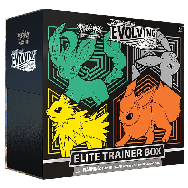 Pokemon Evolving Skies Elite Trainer Box - Leafeon, Umbreon, Jolteon & Flareon