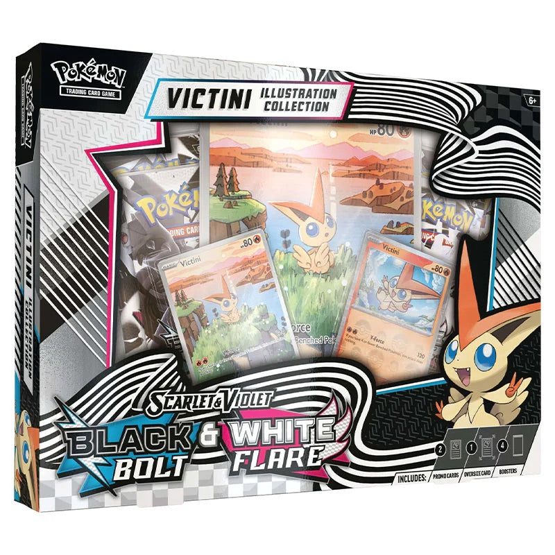 Pokemon - Scarlet & Violet - Black Bolt & White Flare - Victini Illustration Collection