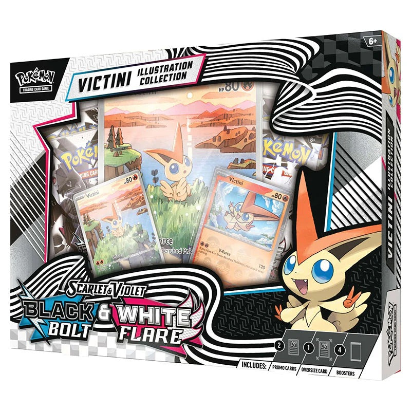 Pokemon - Scarlet & Violet - Black Bolt & White Flare - Victini Illustration Collection
