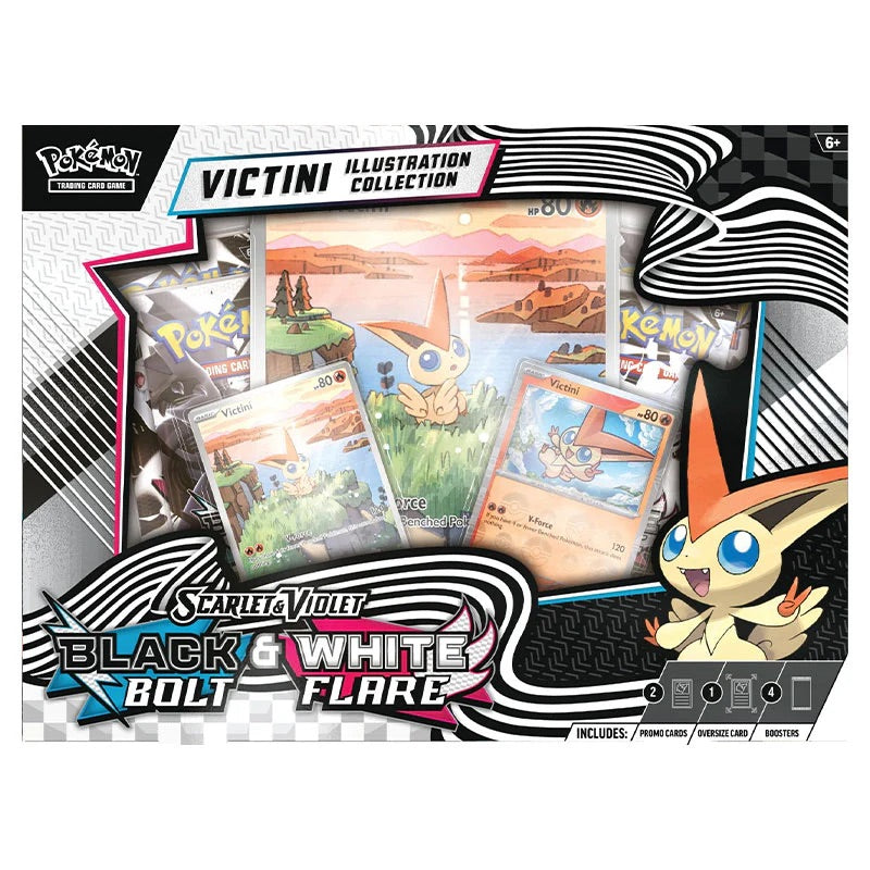 Pokemon - Scarlet & Violet - Black Bolt & White Flare - Victini Illustration Collection