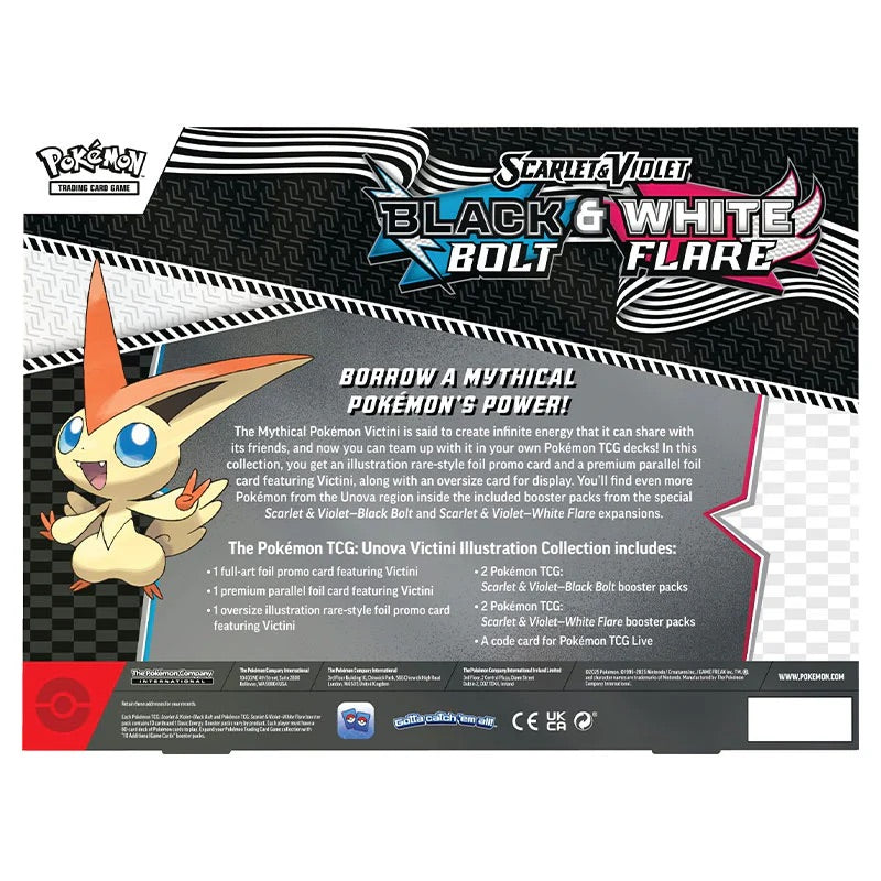 Pokemon - Scarlet & Violet - Black Bolt & White Flare - Victini Illustration Collection