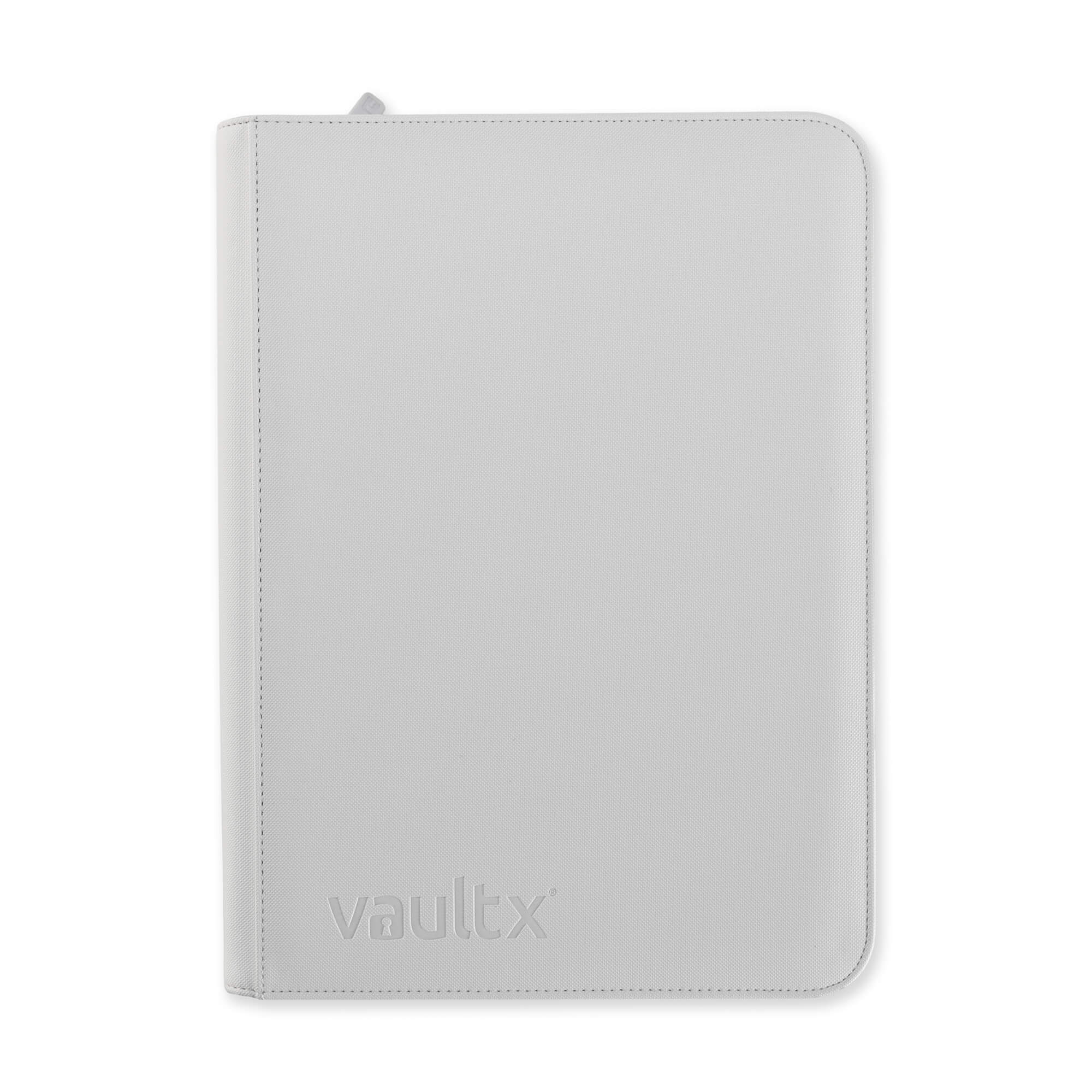 Vault X - 9-Pocket EXo-Tec® - Zip Binder - White Edition