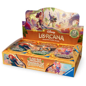Disney Lorcana - Wilds Unknown- Booster Box (24 Packs) - JET Cards
