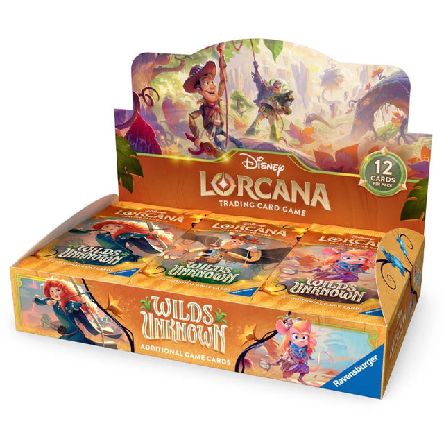 Disney Lorcana - Wilds Unknown- Booster Box (24 Packs) - JET Cards