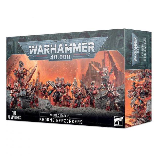 Warhammer 40,000 - World Eaters - Khorne Berserkers - JET Cards