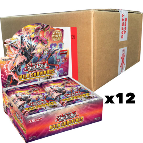Yu-Gi-Oh! - Wild Survivors - Booster Box Case (12x Booster Boxes)