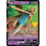 Zacian V 016/025 Ultra Rare Pokemon Card (Celebrations 25th Anniversary)