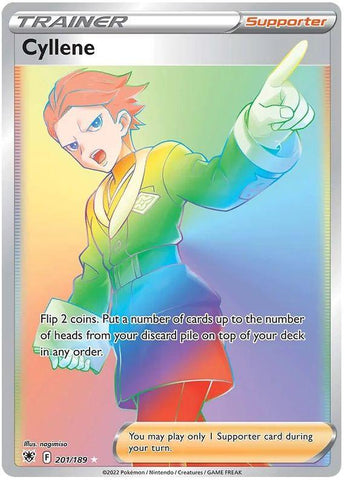Cyllene 201/189 Secret Rare Pokemon Card (SWSH Astral Radiance)