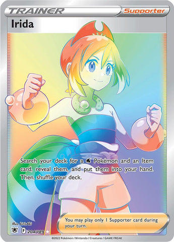 Irida 204/189 Secret Rare Pokemon Card (SWSH Astral Radiance)