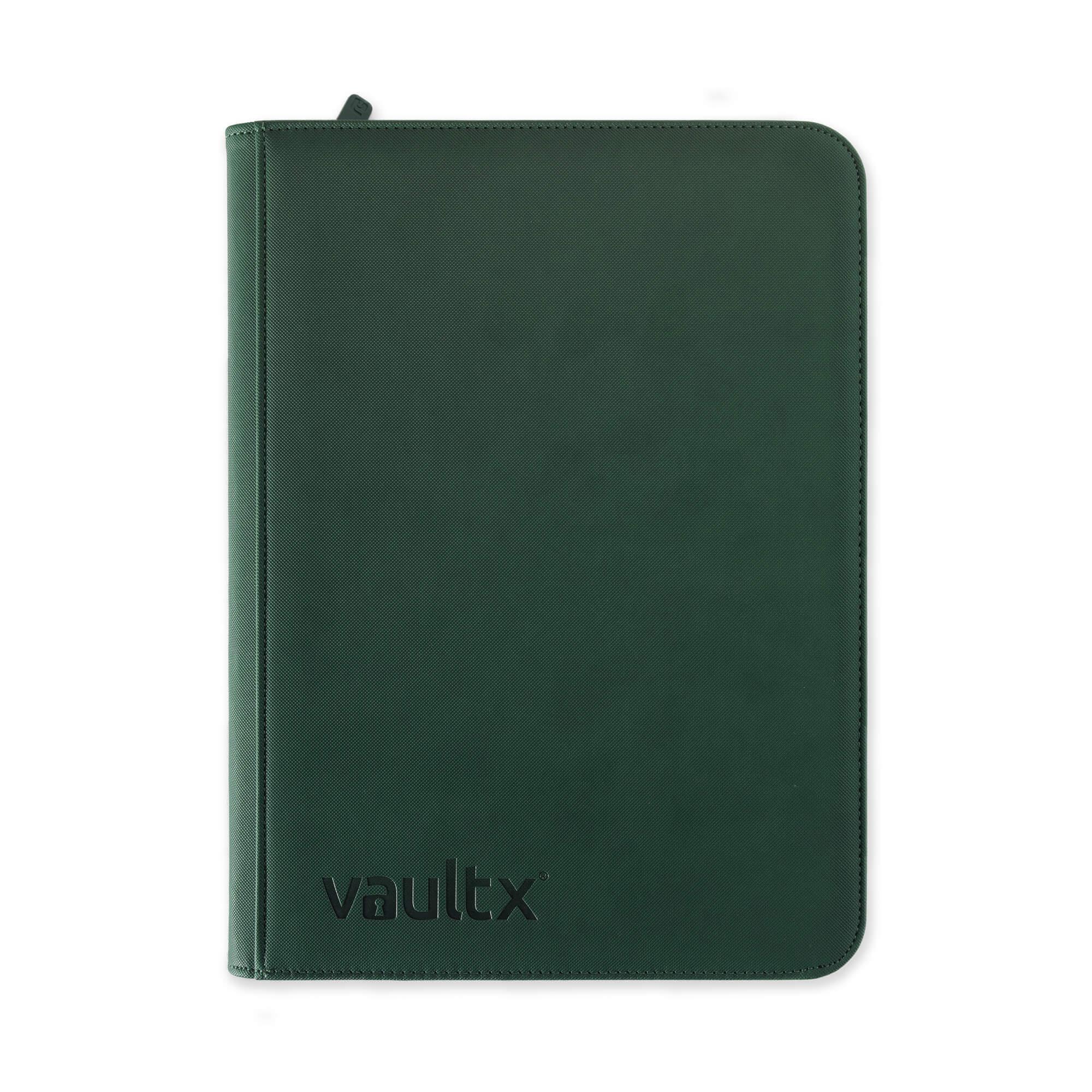 Vault X - 9-Pocket Exo-Tec® - Zip Binder - Green