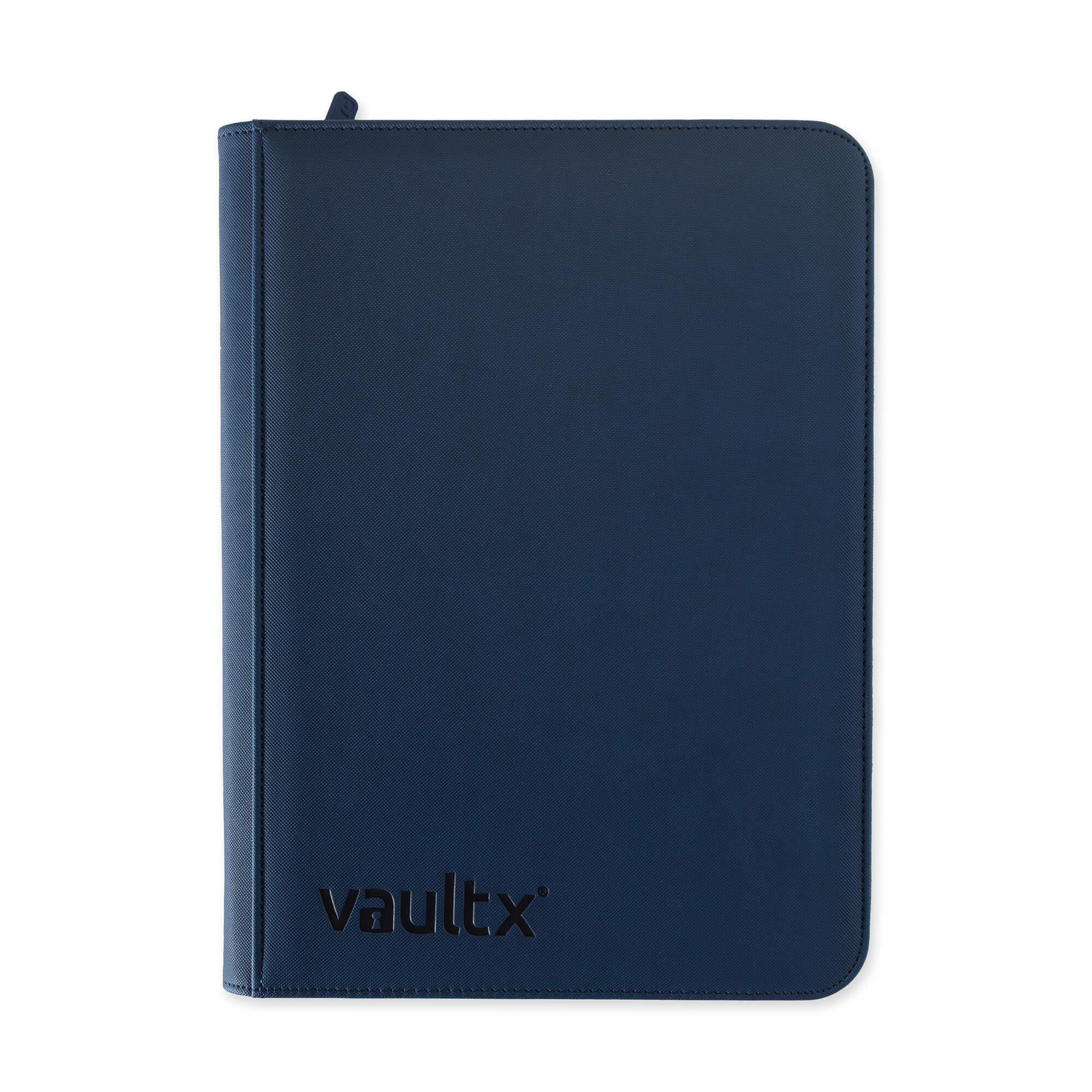 Vault X - 9-Pocket Exo-Tec® - Zip Binder - Blue