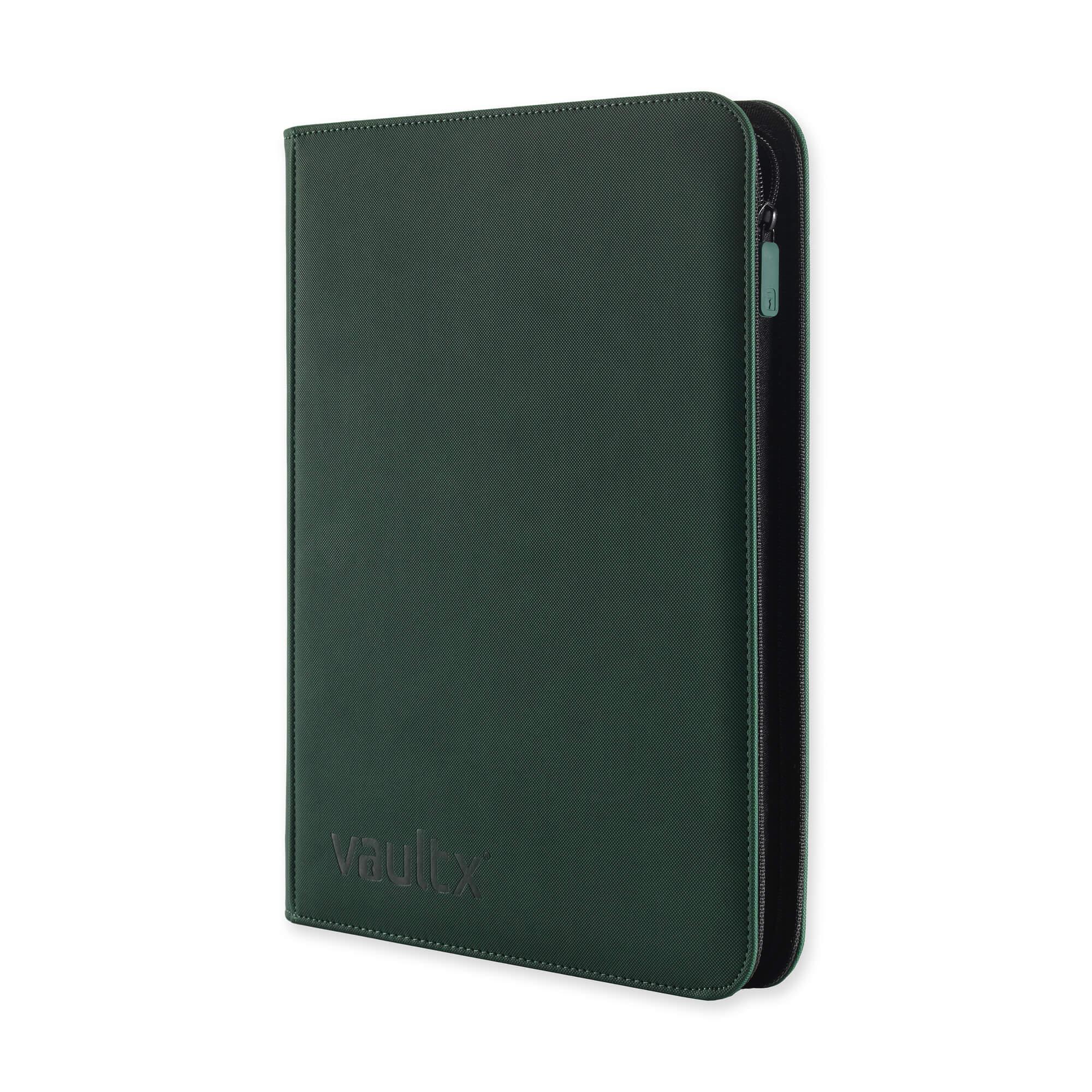 Vault X - 9-Pocket Exo-Tec® - Zip Binder - Green