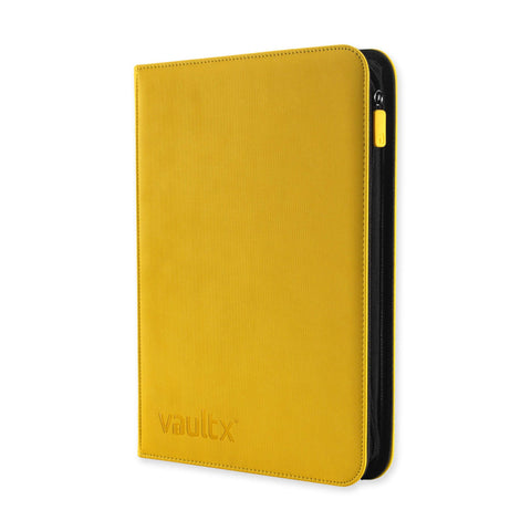 Vault X - 9-Pocket EXo-Tec® - Zip Binder - Yellow