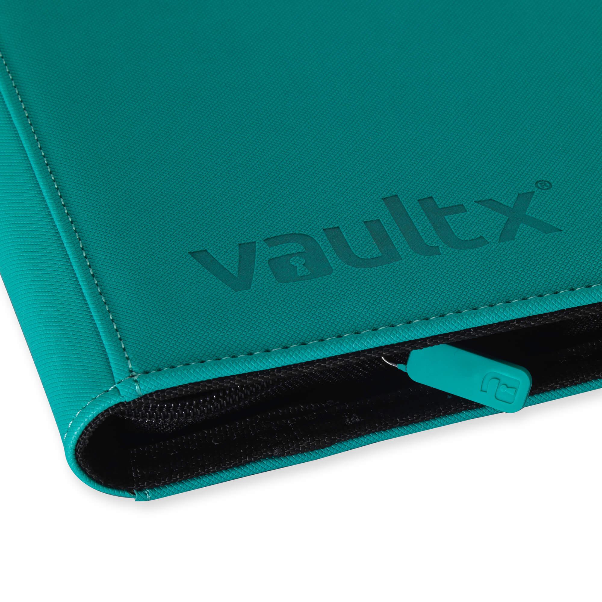 Vault X - 9-Pocket Exo-Tec® - Zip Binder - Teal