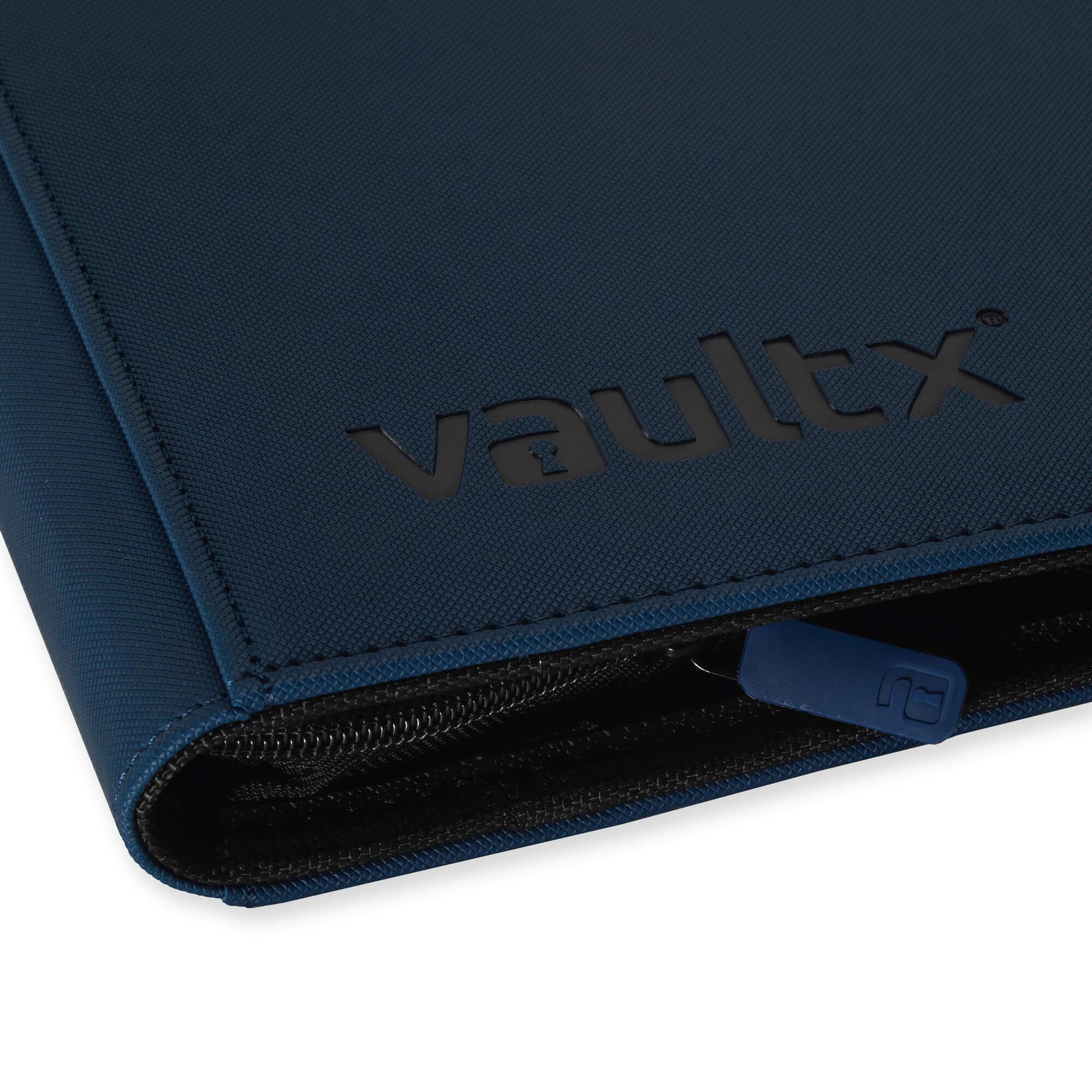 Vault X - 9-Pocket Exo-Tec® - Zip Binder - Blue