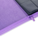 Vault X - 9-Pocket EXo-Tec® - Zip Binder - Just Purple