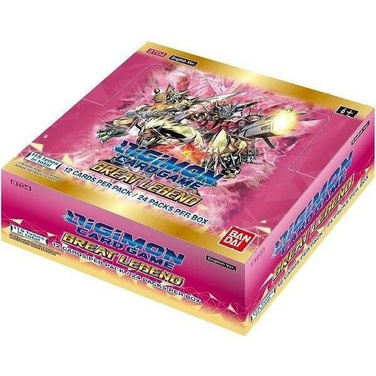 Digimon Card Game: Great Legend (BT04) Booster Box - JET Cards