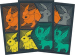 Pokemon - Evolving Skies - Leafeon, Umbreon, Jolteon, Flareon - Card Sleeves (65 Sleeves)