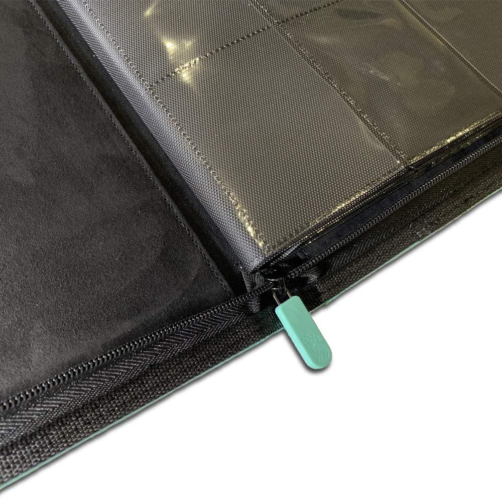 Salted Accessories - Base Collection - 9-Pocket Zip Binder - Peppermint - JET Cards