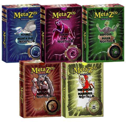 MetaZoo Nightfall Theme Deck - 1st Edition - Set Of 5