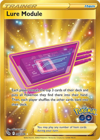 Lure Module 088/078 Gold Secret Rare Pokemon Card (Pokemon GO!)