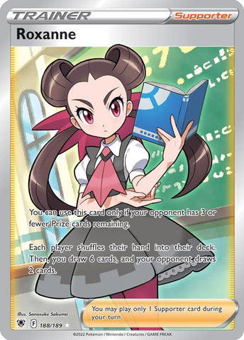 Roxanne 188/189 Ultra Rare Pokemon Card (SWSH Astral Radiance)