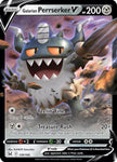 Galarian Perrserker V 129/196 Ultra Rare Pokemon Card (SWSH Lost Origin)