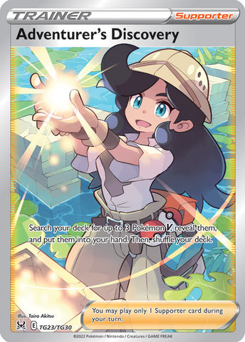 Adventurer's Discovery TG23/TG30 Ultra Rare Pokemon Card (SWSH Lost Origin)