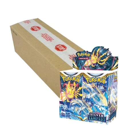Pokemon - Sword & Shield - Silver Tempest - Booster Box Case (6 Booster Boxes)