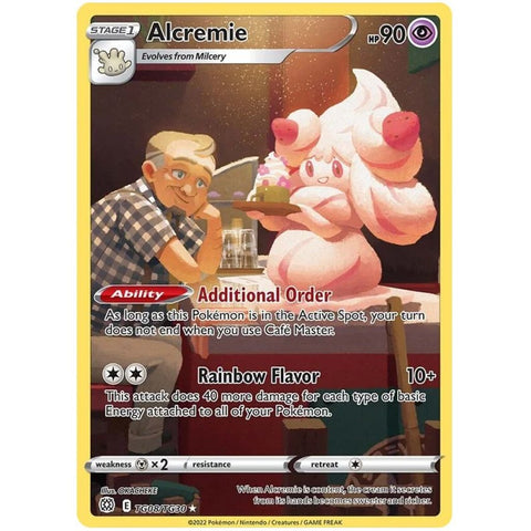 Alcremie TG08/TG30 Rare Holo Pokemon Card (SWSH Brilliant Stars)