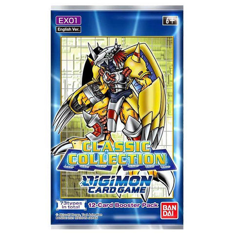 Digimon Card Game: EX01 - Classic Collection Booster Pack (12 Cards)