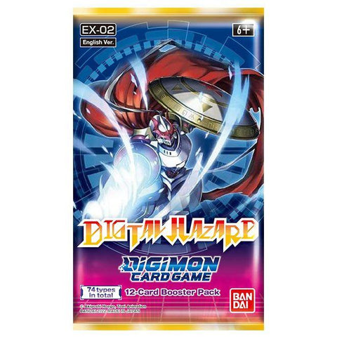 Digimon Card Game - EX02 - Digital Hazard Booster Pack (12 Cards)