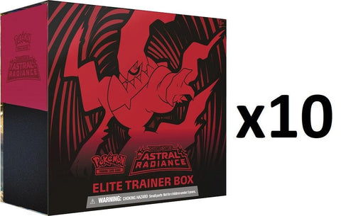 Pokemon Astral Radiance Elite Trainer Box (Sealed Case Of 10 Boxes)