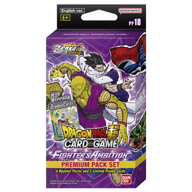 Dragon Ball Super CG: B19 Zenkai Series Set 02 Fighter's Ambition Premium Pack