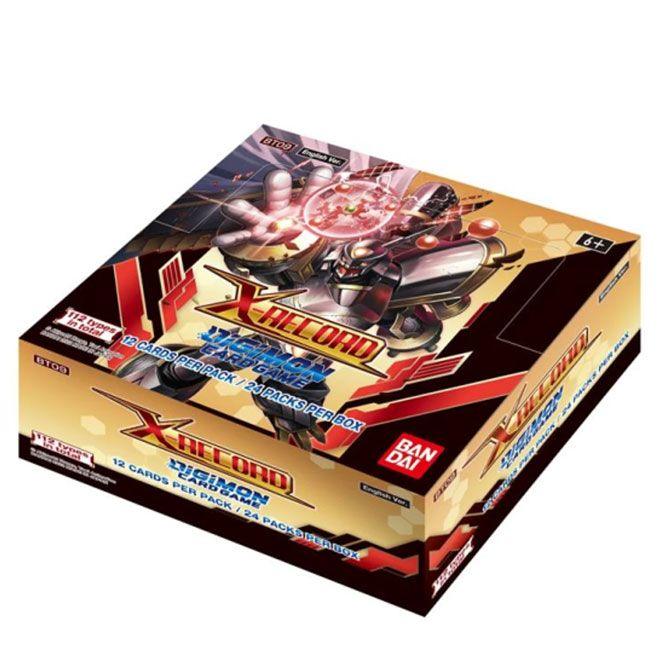 Digimon Card Game - BT09 - X Record Booster Box (24 Packs) - JET Cards